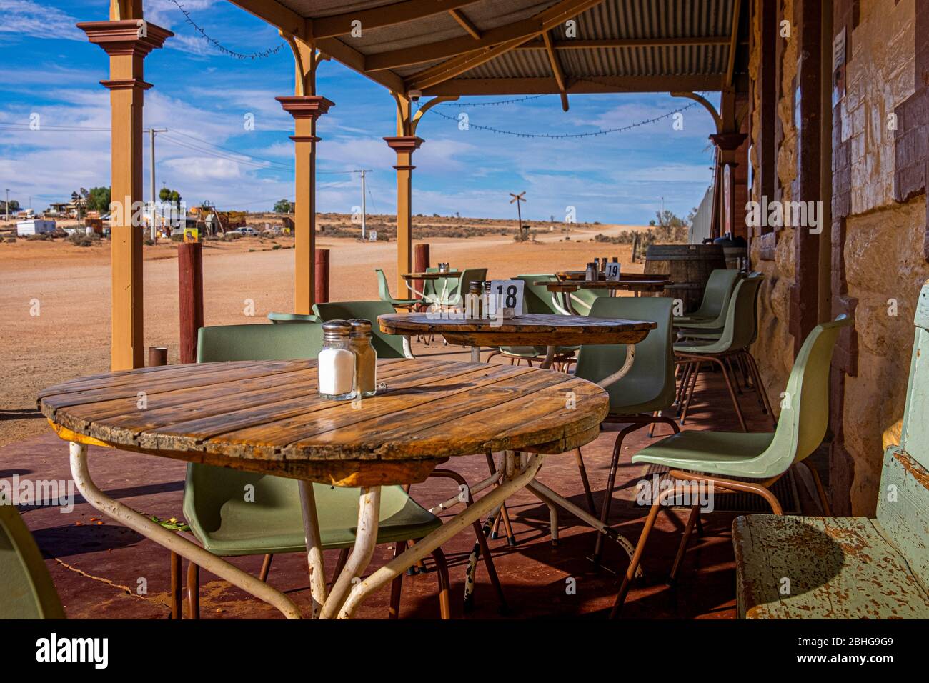 Silverton City, Broken Hill, Outback de Nouvelle-Galles du Sud, Australie. Banque D'Images