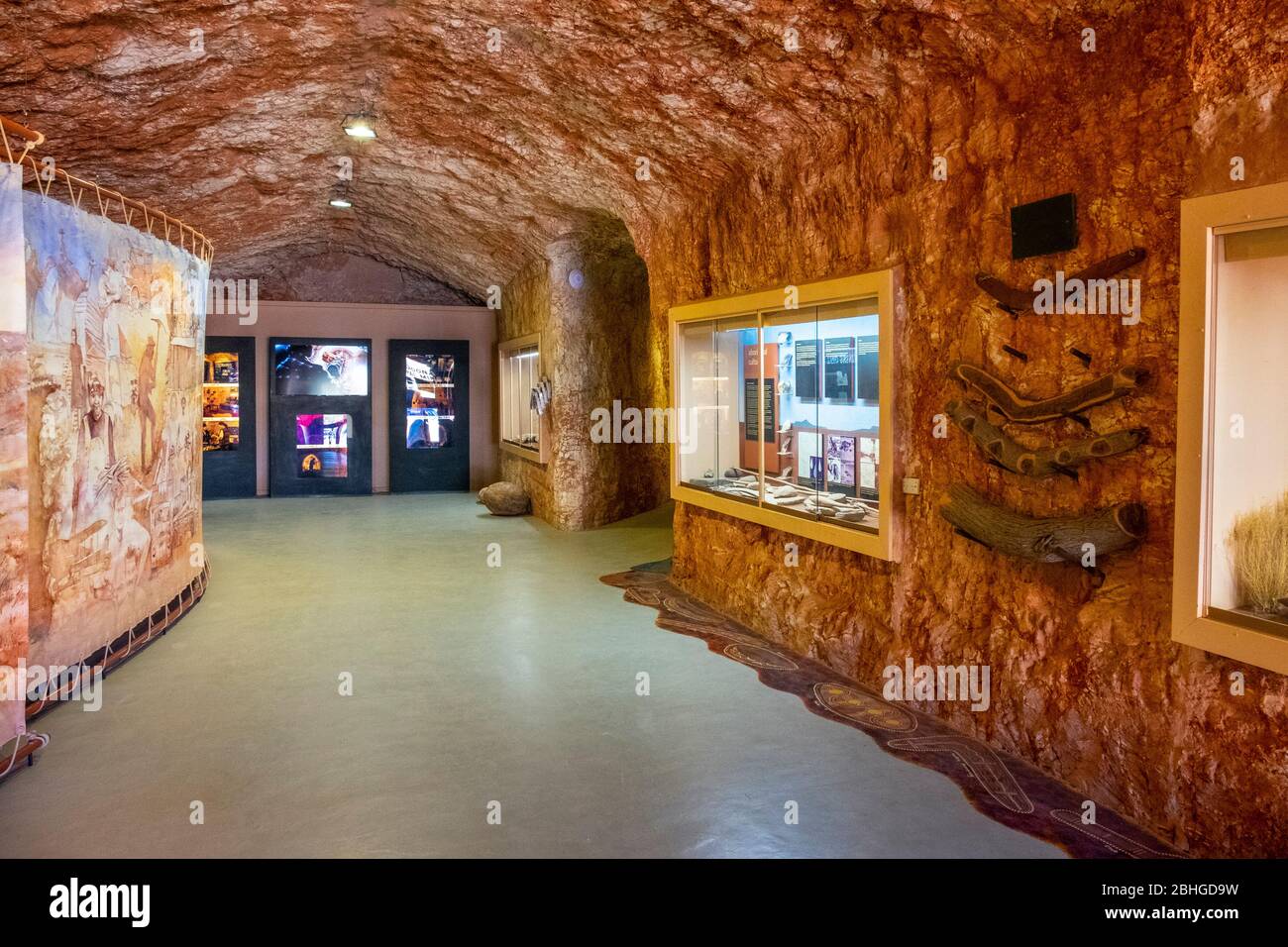 Coober Pedy, Australie méridionale, Australie. Coober Pedy est une ville du nord de l'Australie méridionale, située à 846 kilomètres au nord d'Adélaïde, sur la Stuart Highway. I Banque D'Images