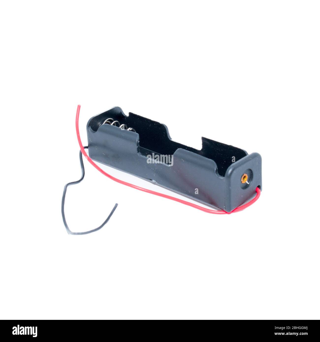 18650 support de batterie 3,5 v support de boîtier isolé noir Banque D'Images
