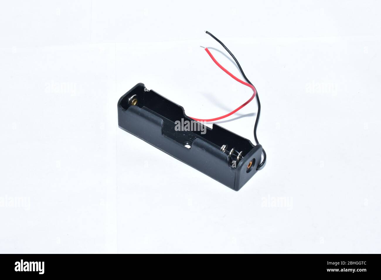 18650 support de batterie 3,5 v support de boîtier isolé noir Banque D'Images