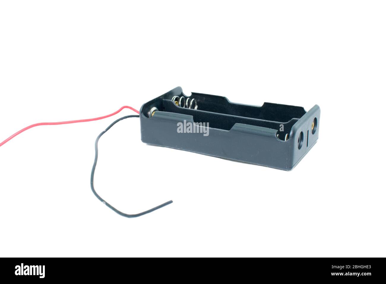 18650 support de batterie 3,5 v support de boîtier isolé noir Banque D'Images