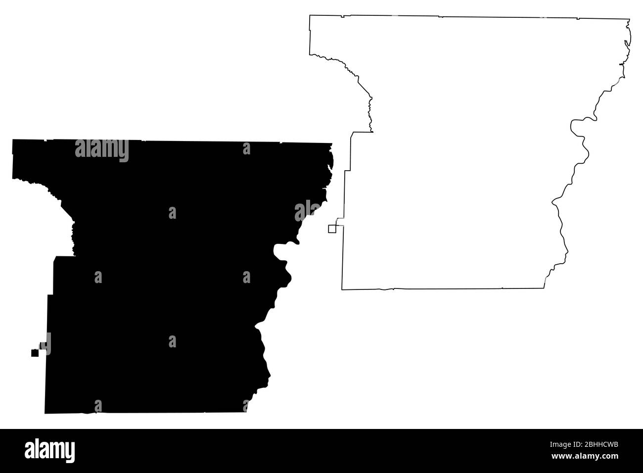 Lee County, Géorgie (comté des États-Unis, États-Unis d'Amérique, États-Unis, États-Unis, États-Unis) illustration vectorielle de carte, esquisse de gribble Lee map Illustration de Vecteur