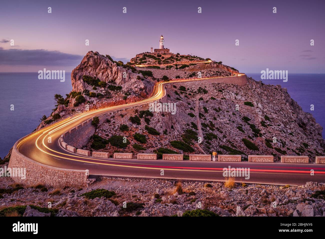 Vue générale du Cap de Formentor, Majorque, Espagne Banque D'Images