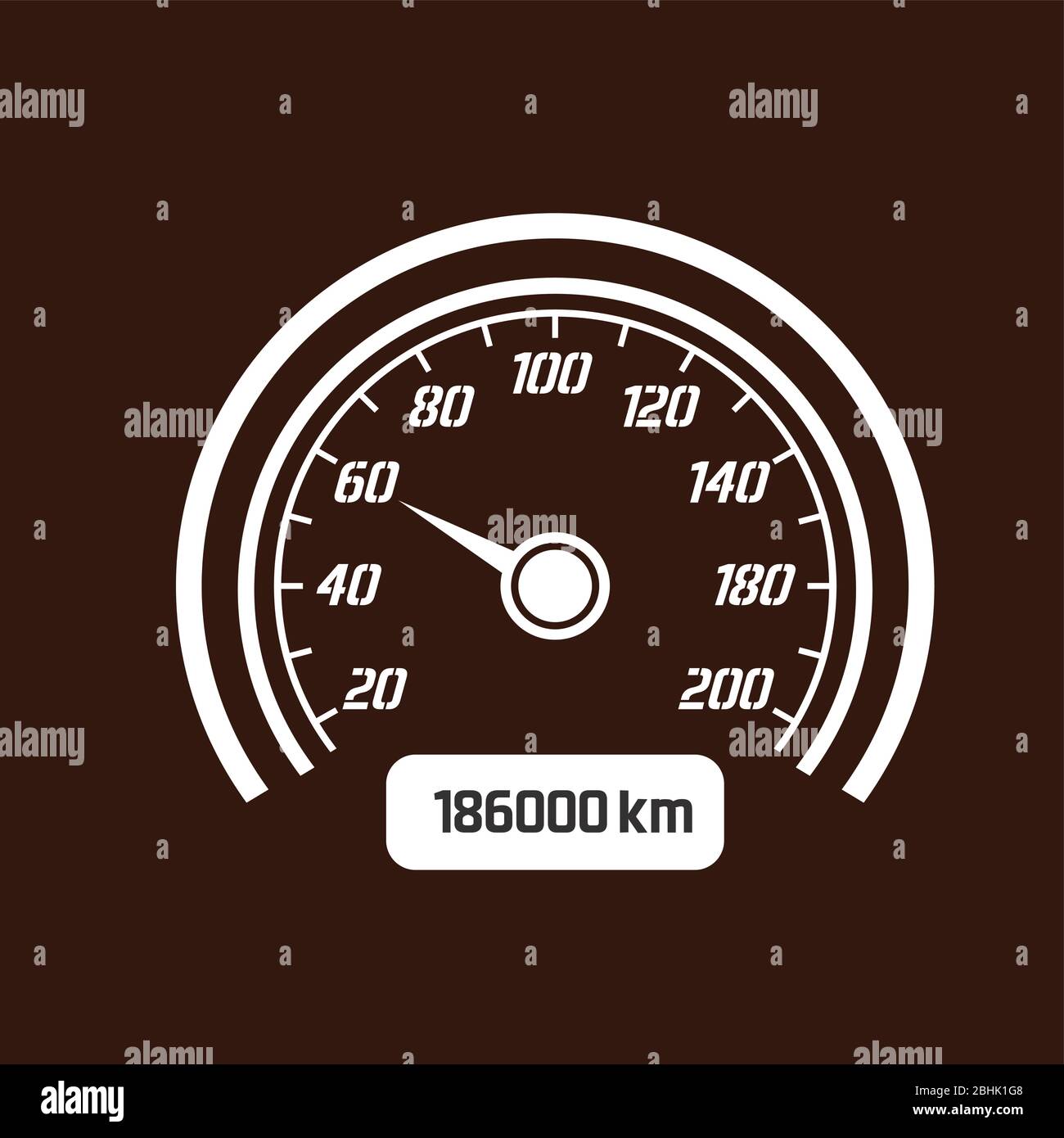 Car speedometer acceleration Banque de photographies et d’images à