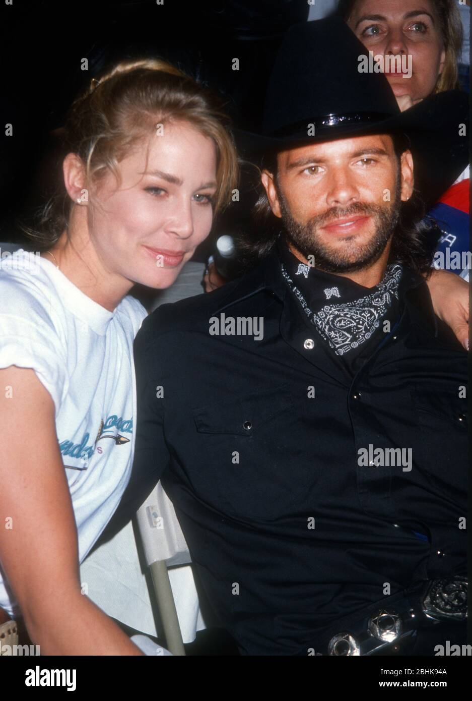 Kathleen Kinmont, Lorenzo Lamas, années 1990, photo de Michael Ferguson/PHOTOlink Banque D'Images