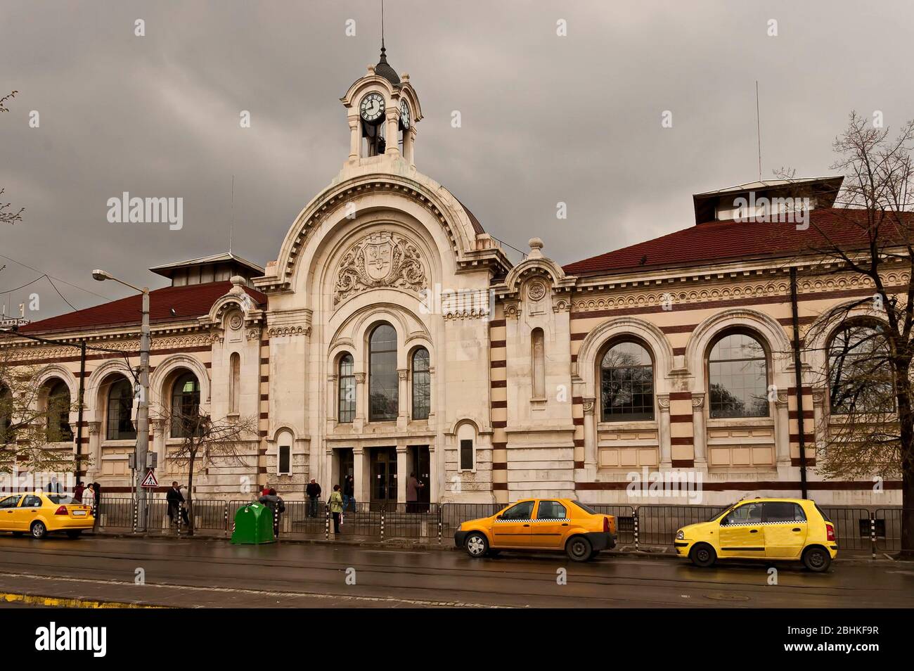 L'ancien marché central de Sofia ou la salle centrale bulgare a été ouvert en 1911 et fonctionne aujourd'hui, Sofia, Bulgarie, Europe Banque D'Images