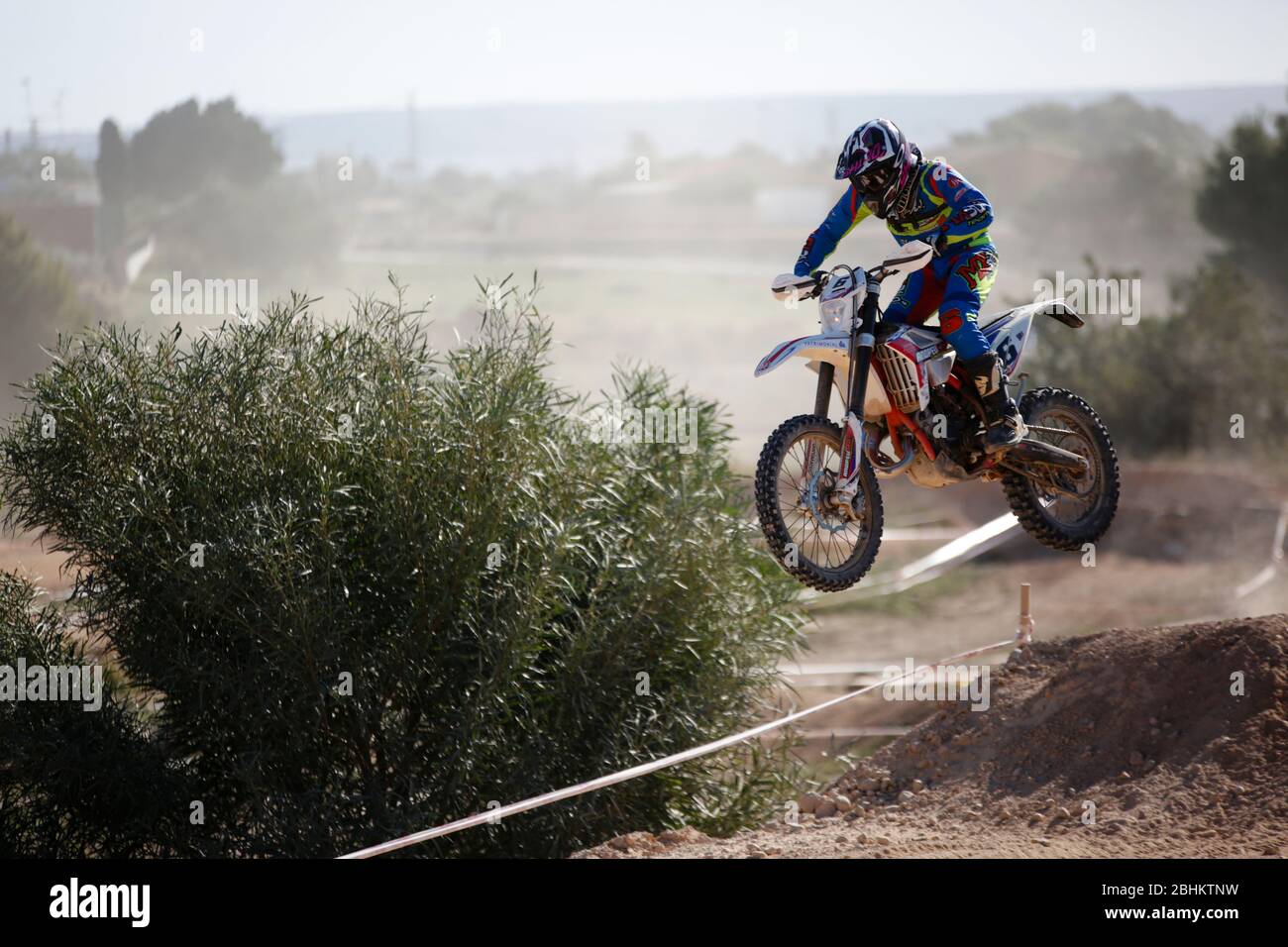 Elche, Espagne. 19 novembre 2019: Compétition Motocross dans la ville d'Elche, Espagne. Banque D'Images