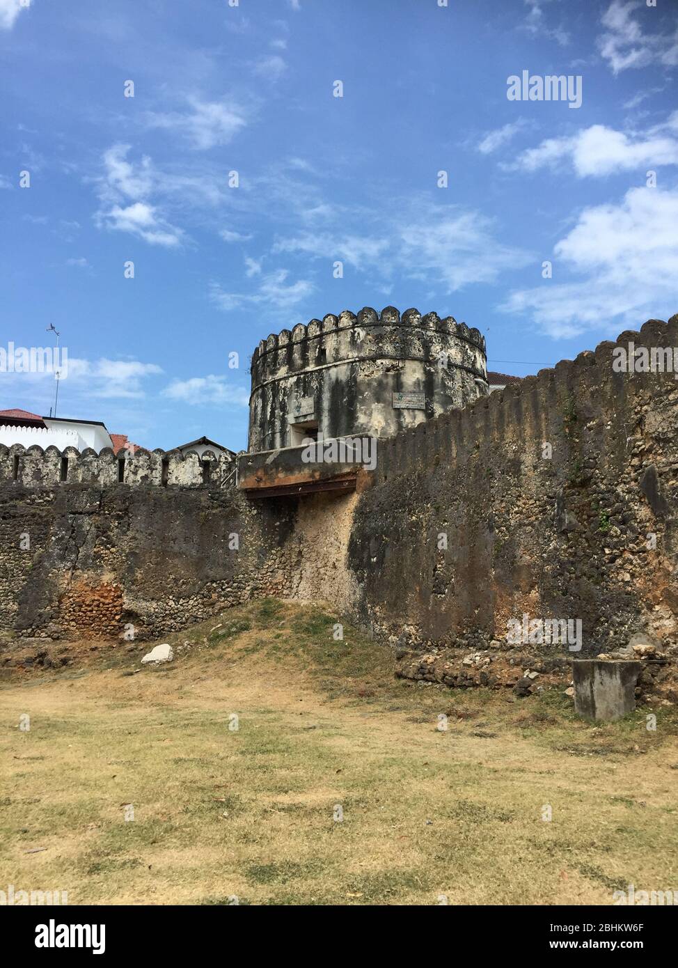 Le vieux fort sur l'île de Sansibar Banque D'Images