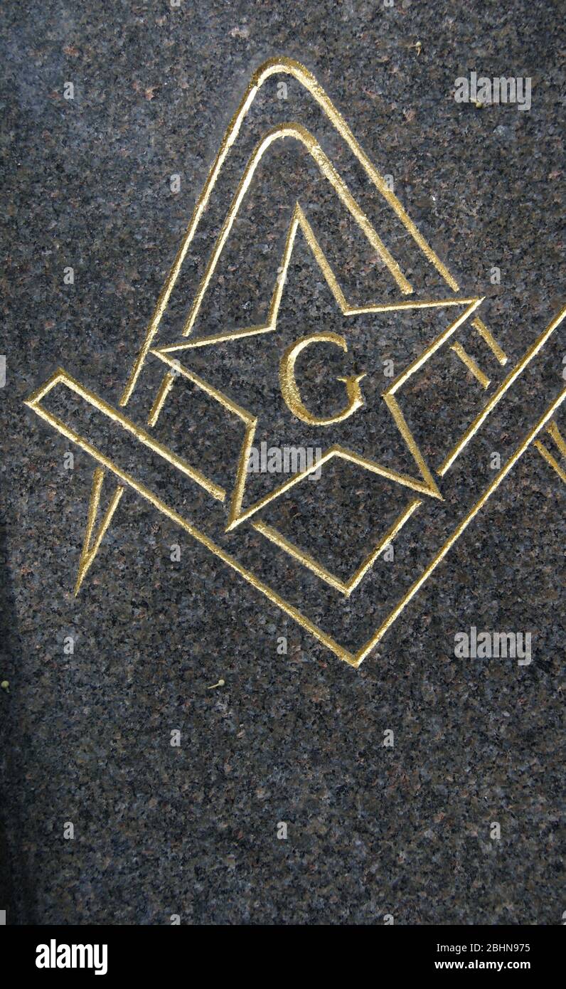 Symboles de la Franc maçonnerie Photo Stock Alamy