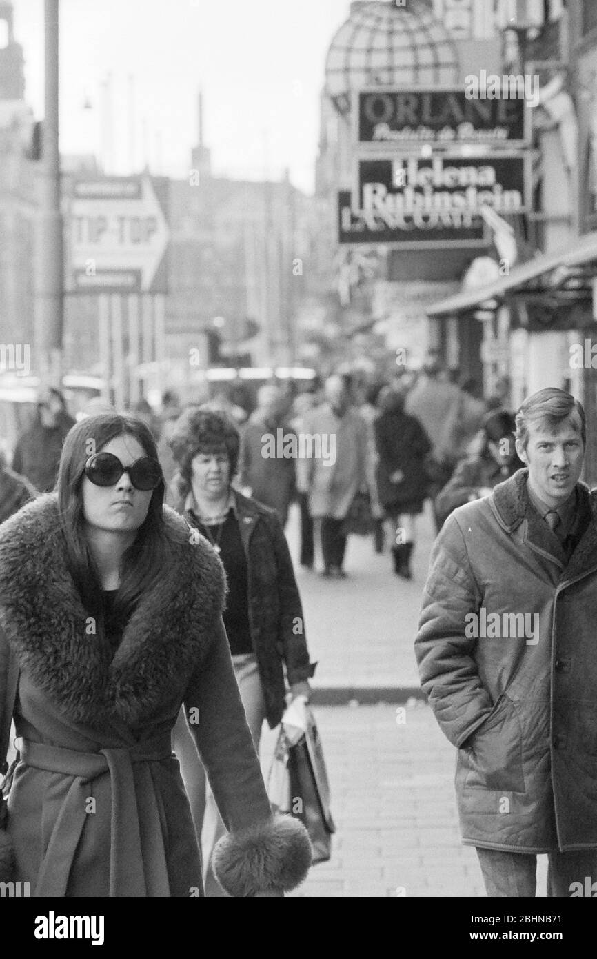 Amsterdam dans les années 1970, Pays-Bas Banque D'Images