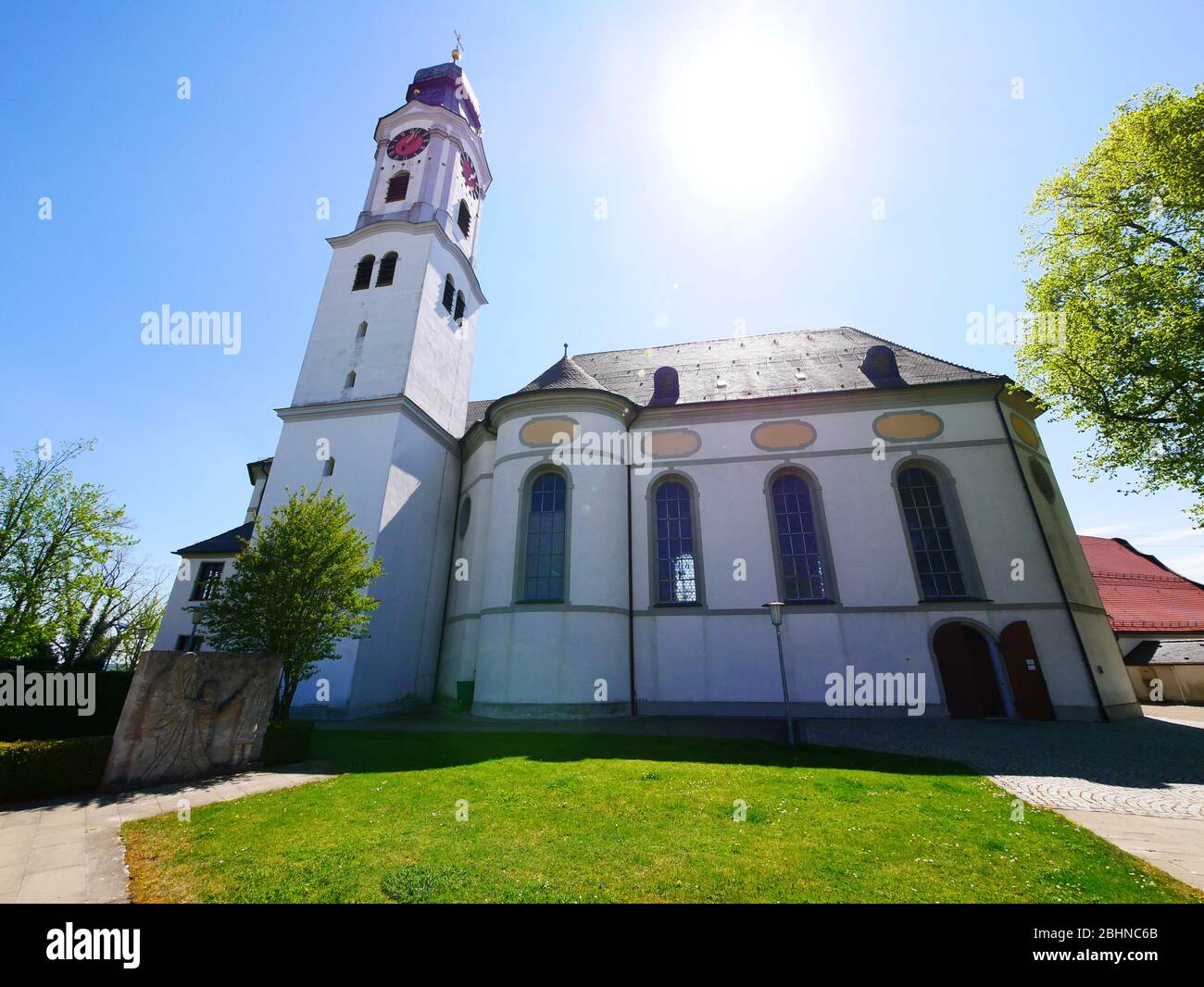 Erbach (Danube), Allemagne : l'église Saint Martinus Banque D'Images