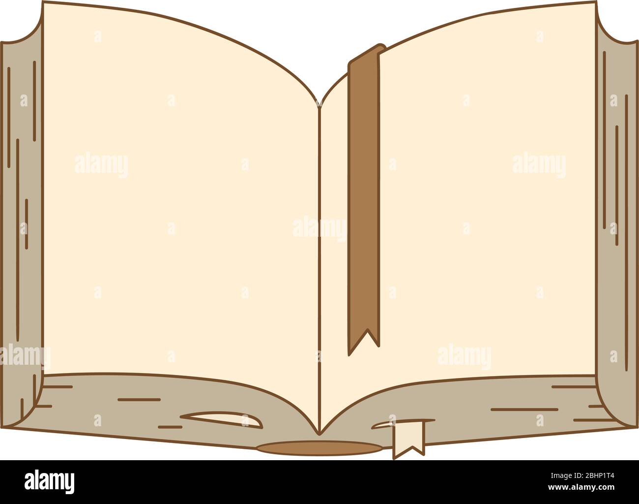 Affiche de livre ouvert. Illustration de modèle isolée dans l'icône monochrome. Dessin vectoriel minimal pour t-shirt, imprimé, autocollant, cartes de vœux et autres Illustration de Vecteur