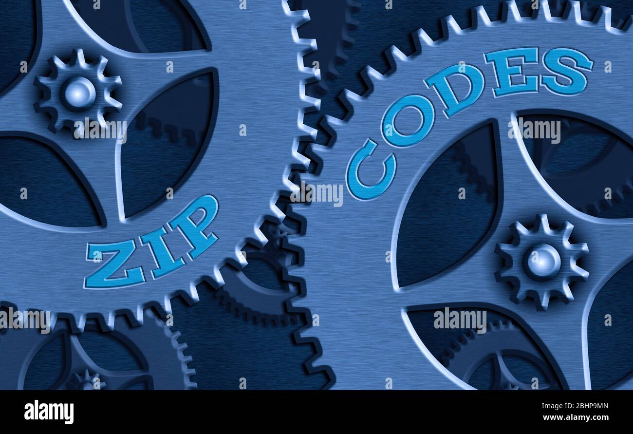 L'écriture de texte Word Zip Codes. Photo d'entreprise présentant des