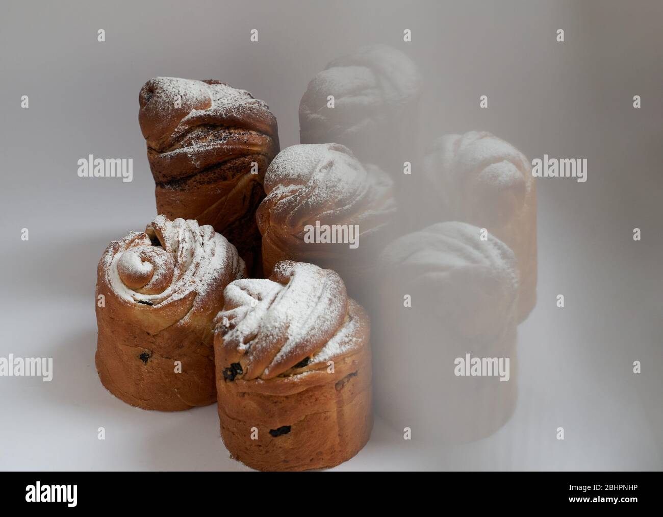 Les gâteaux de Pâques sont plusieurs gâteaux de Pâques Banque D'Images