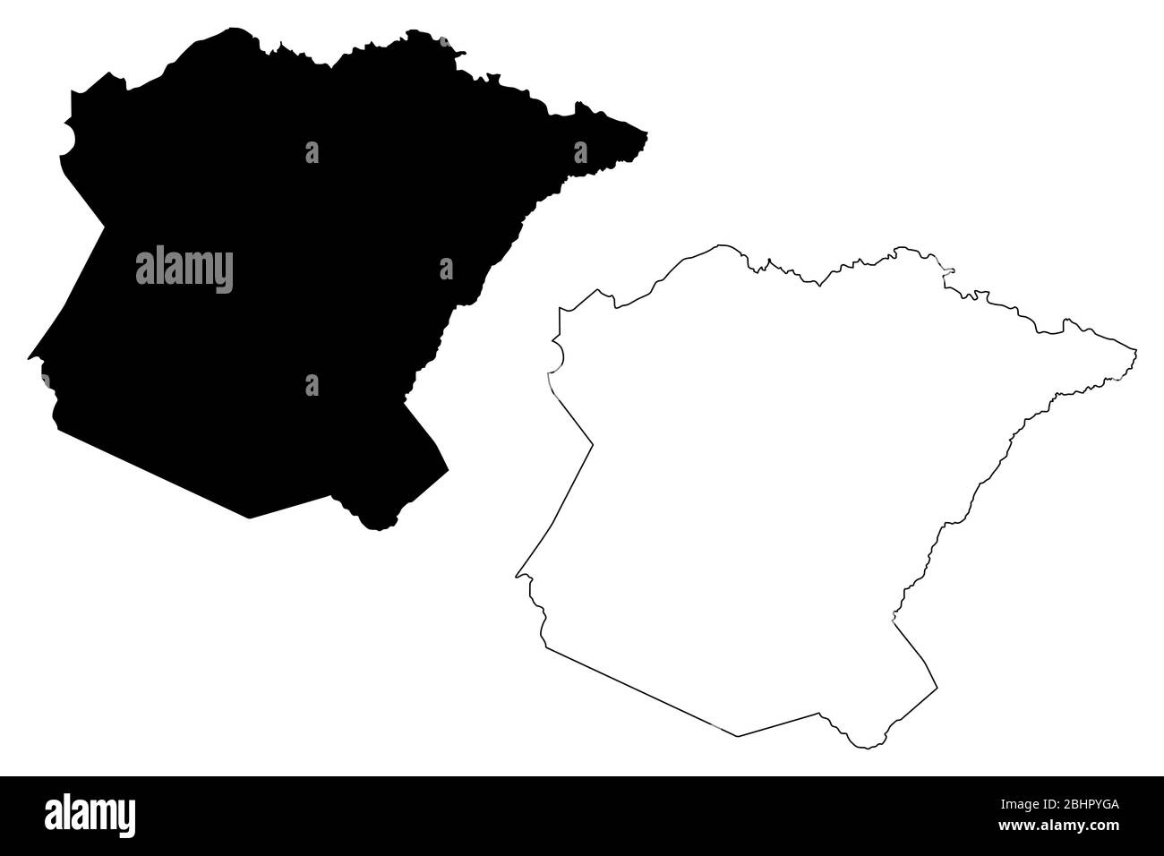 Oglethorpe County, Géorgie (comté des États-Unis, États-Unis d'Amérique, États-Unis, États-Unis, États-Unis) illustration vectorielle de carte, esquisse de gribble carte d'Oglethorpe Illustration de Vecteur