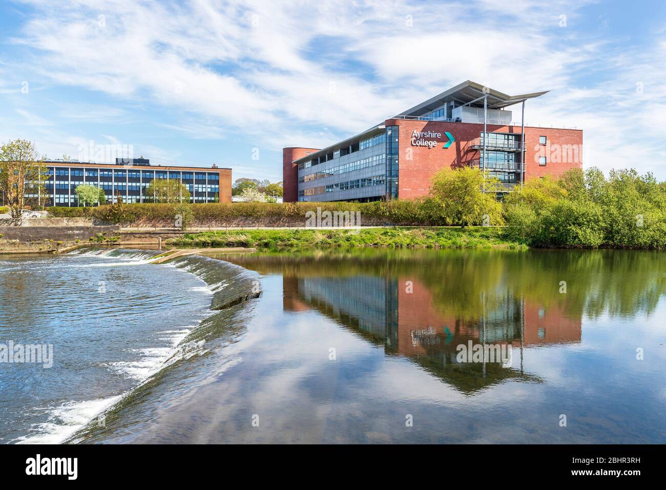 Ayrshire College, Ayr, Ayrshire, Écosse, Royaume-Uni Banque D'Images