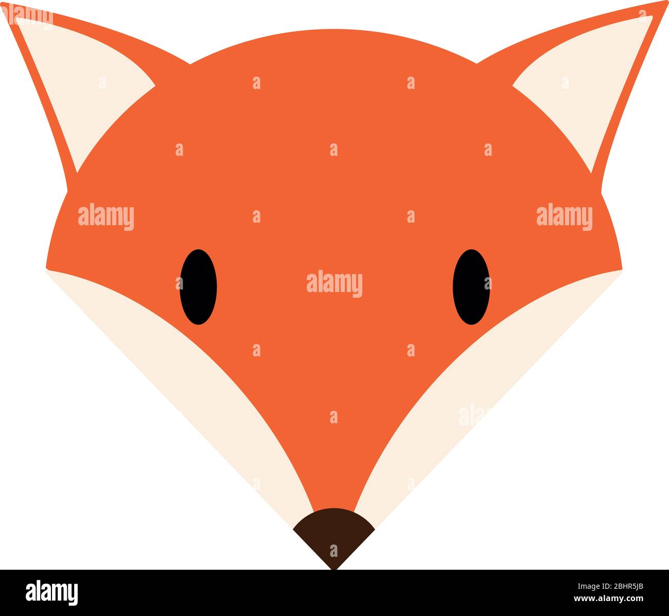 Dessin Tête De Renard Stylisé