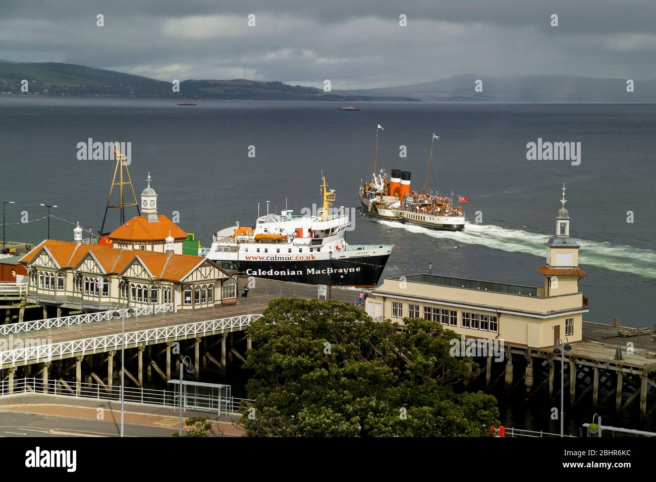 Dunnon Pier avec Jupiter et Waverley, Circa 2005 Banque D'Images