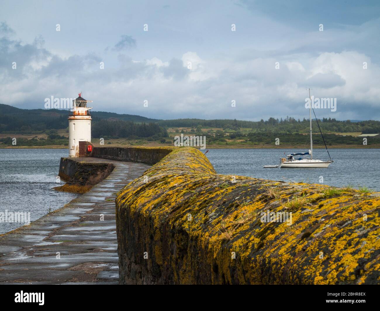 Bassin d'Ardrishaig, canal de Crinan, Kintyre, Argyll Banque D'Images