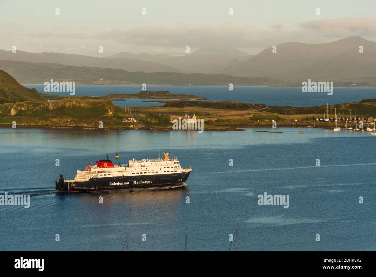 Baie d'Oban avec MV Isle of Mull, Argyll Banque D'Images