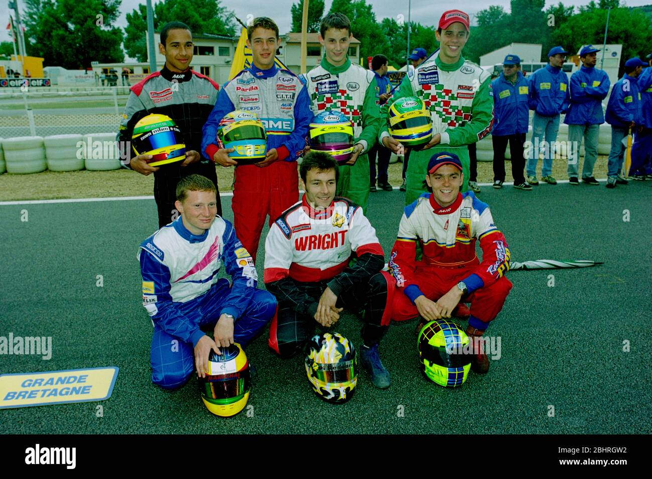 Centre international de karting du circuit de Valence 2000 championnats européens de karting Banque D'Images