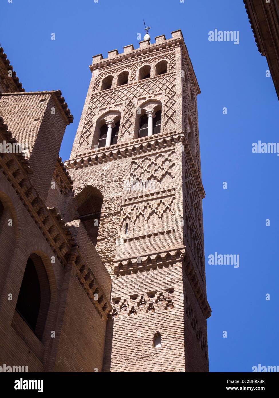 Iglesia de San Gil. Saragosse. Aragón. España Banque D'Images