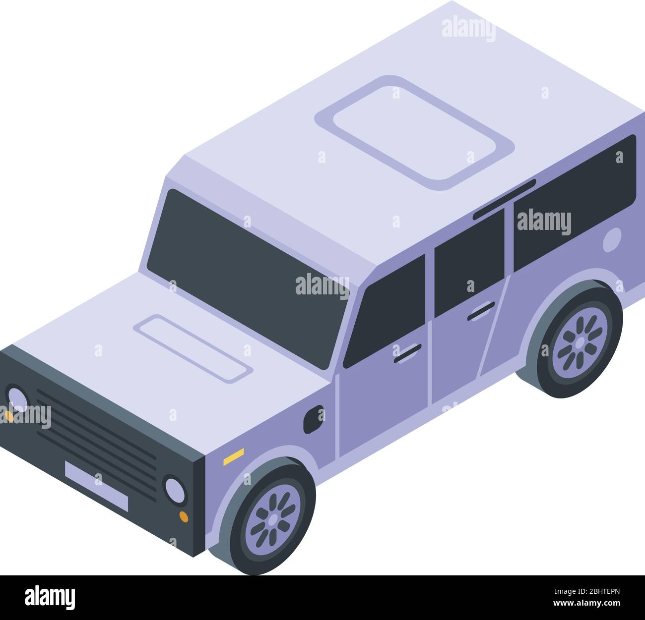 Icône Safari car, style isométrique Illustration de Vecteur