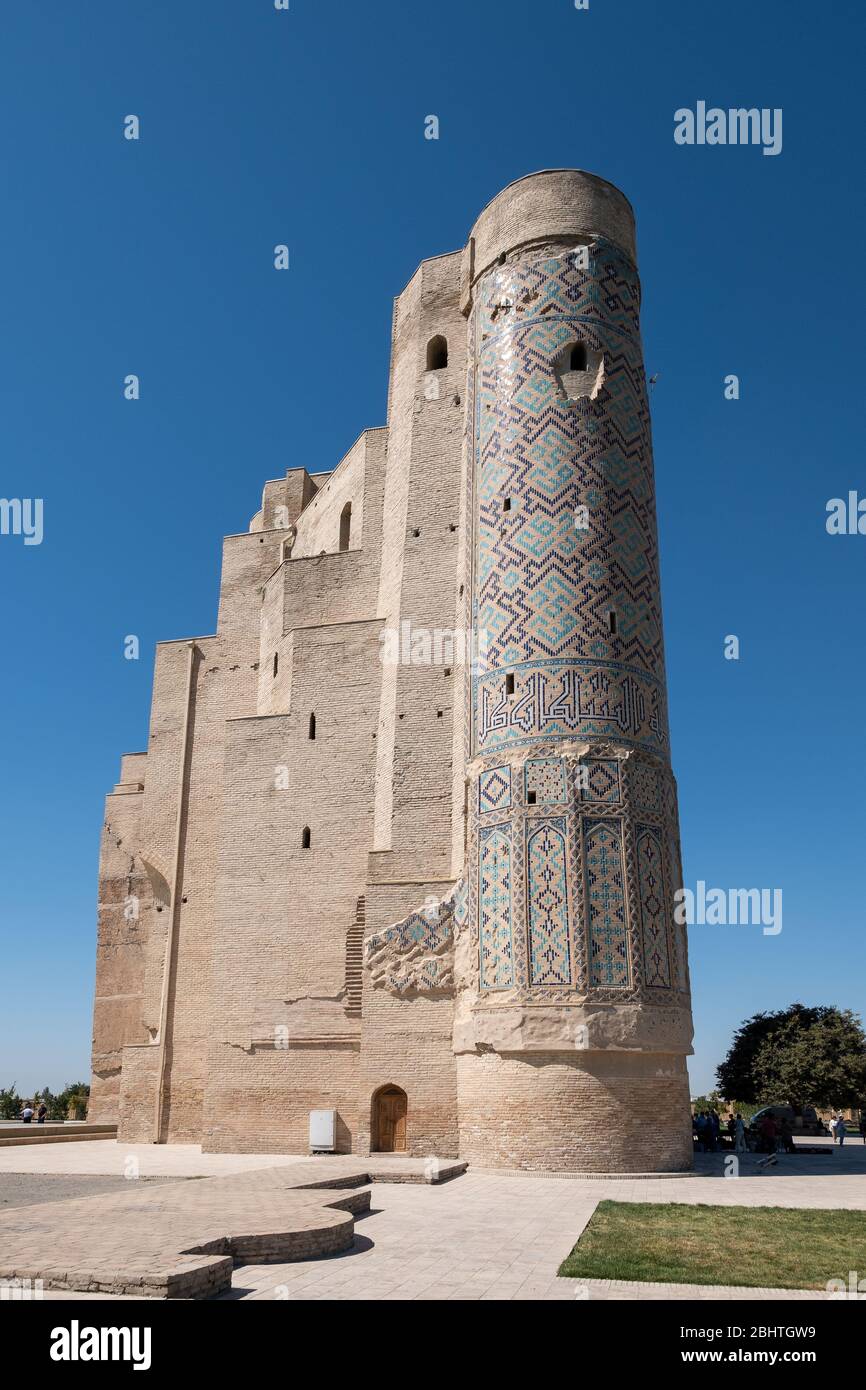 Palais AK-Saray, Shahrisabz, Ouzbékistan Banque D'Images