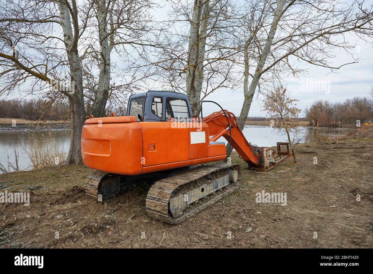 Machines de chantier Banque D'Images