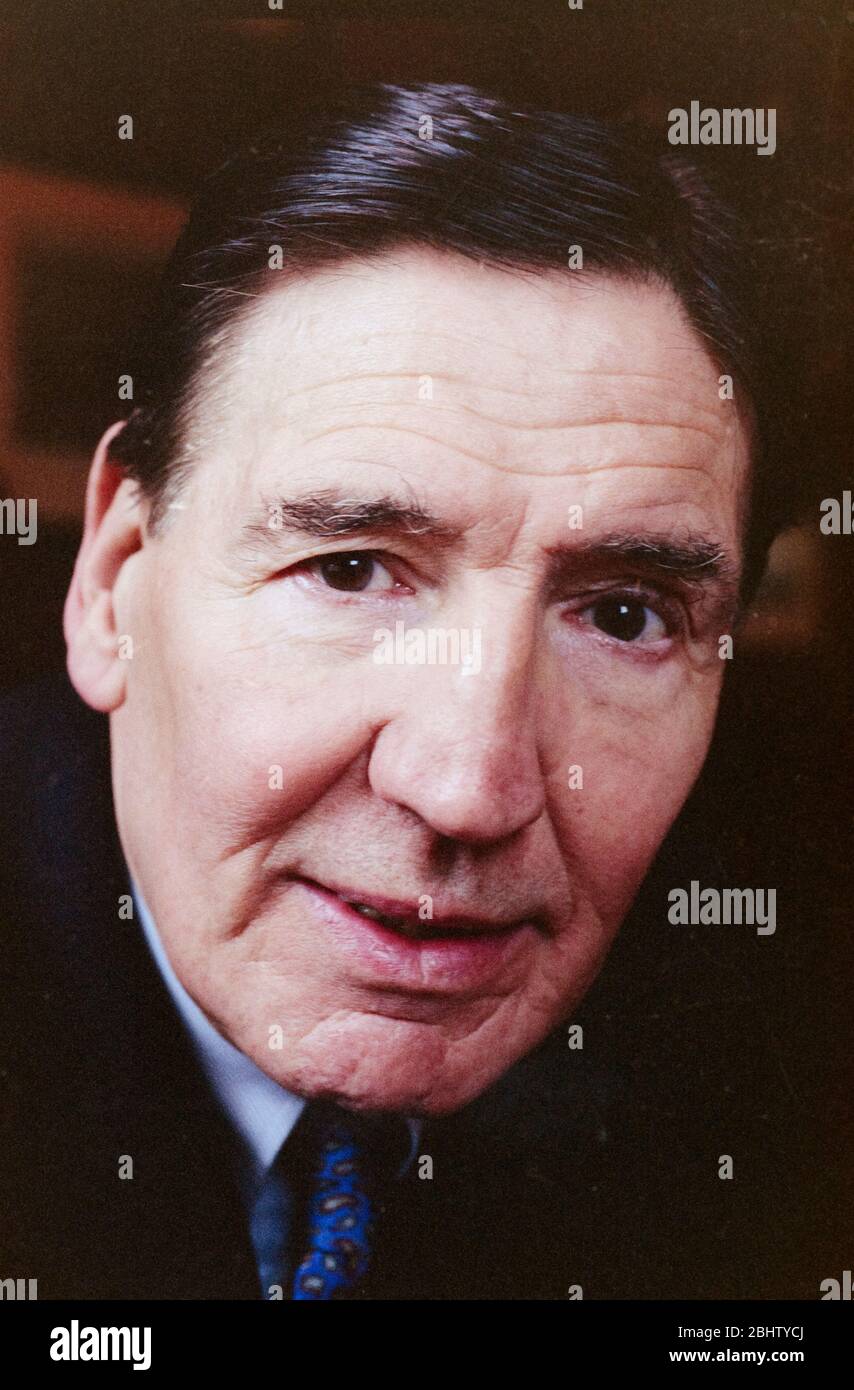 L'ex-gangster Mad Frankie Fraser, photographié à Islington, Londres en 1995. Banque D'Images