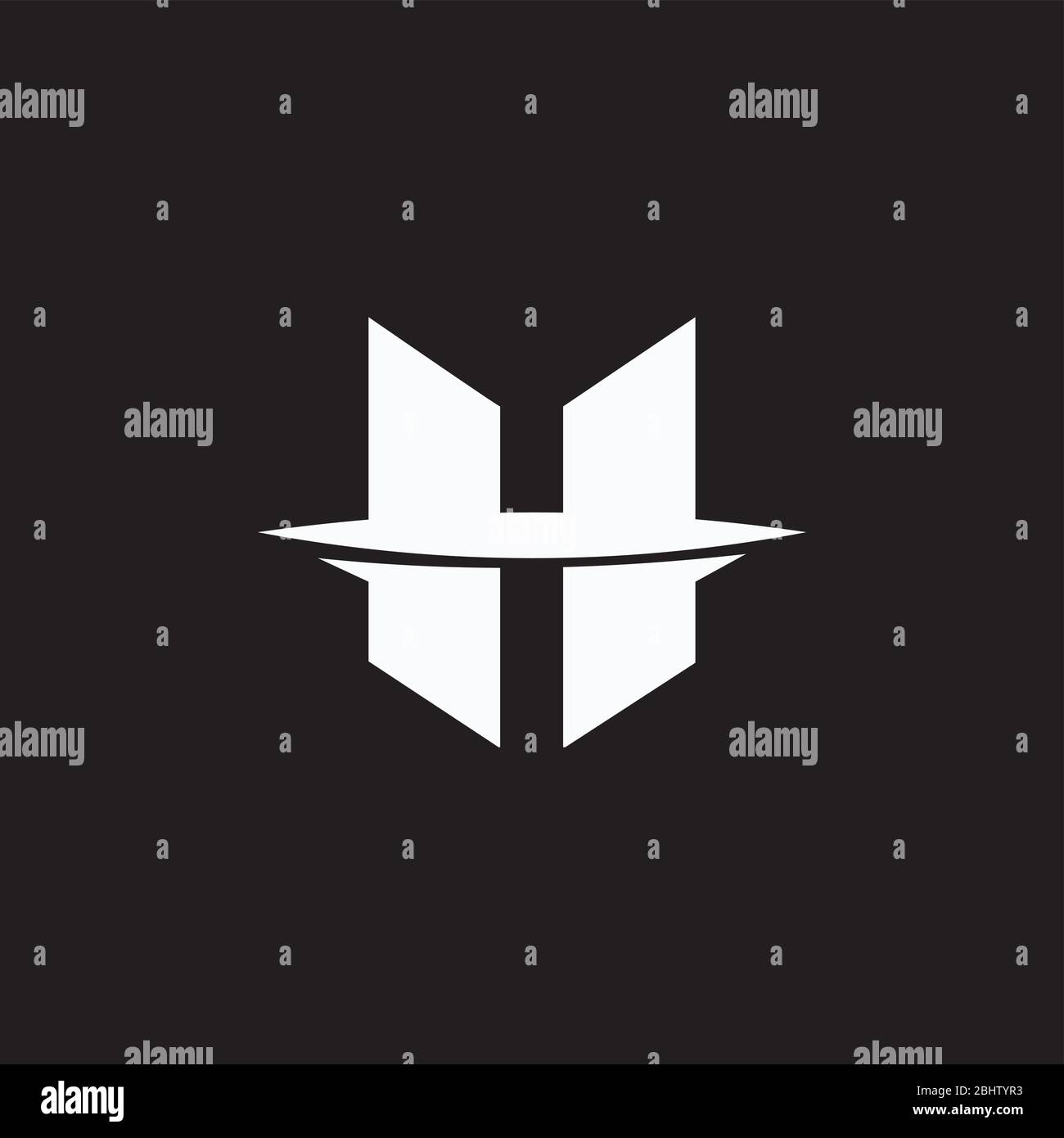 Première lettre hh logo ou h logo vecteur modèle de conception Illustration de Vecteur