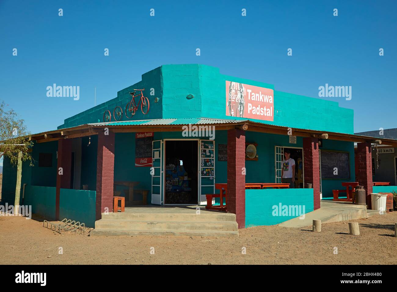 Tankwa Padstal, magasin général, Tankwa Karoo, près de Ceres, Western Cape, Afrique du Sud Banque D'Images