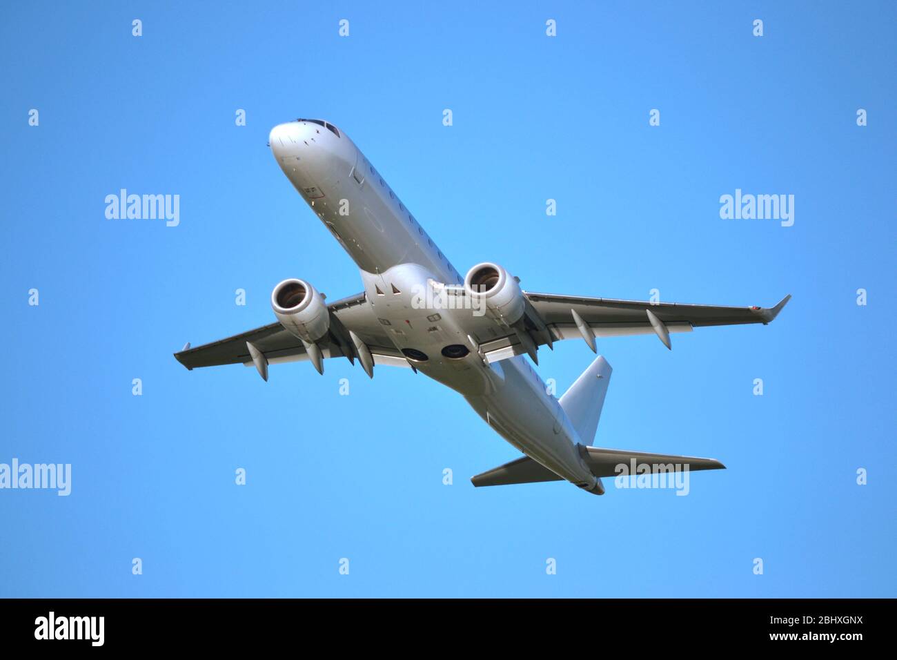 Avion-jet passager - vol Banque D'Images