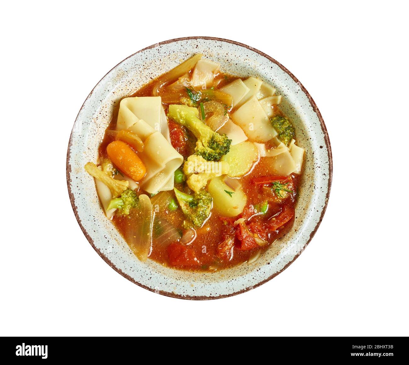 Papad ka saag recette traditionnelle qui est faite souvent dans la plupart des cuisines Rajasthani et Gujarati Banque D'Images