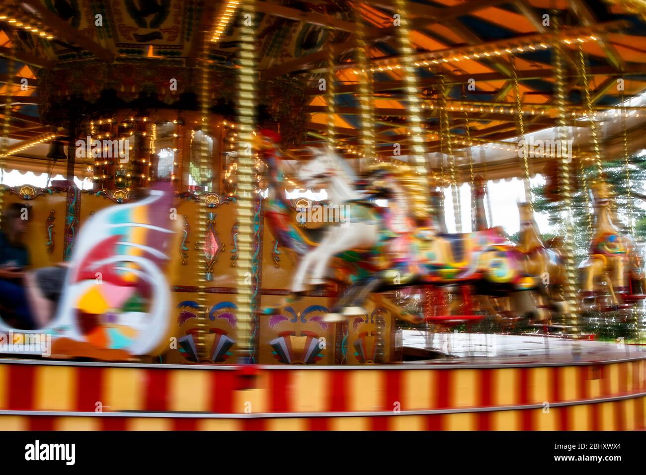 Promenade classique au parc des expositions Gallopers Banque D'Images