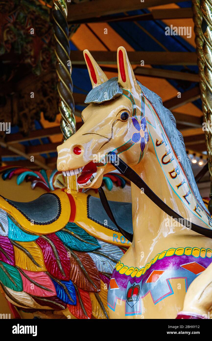 Promenade classique au parc des expositions Gallopers Banque D'Images