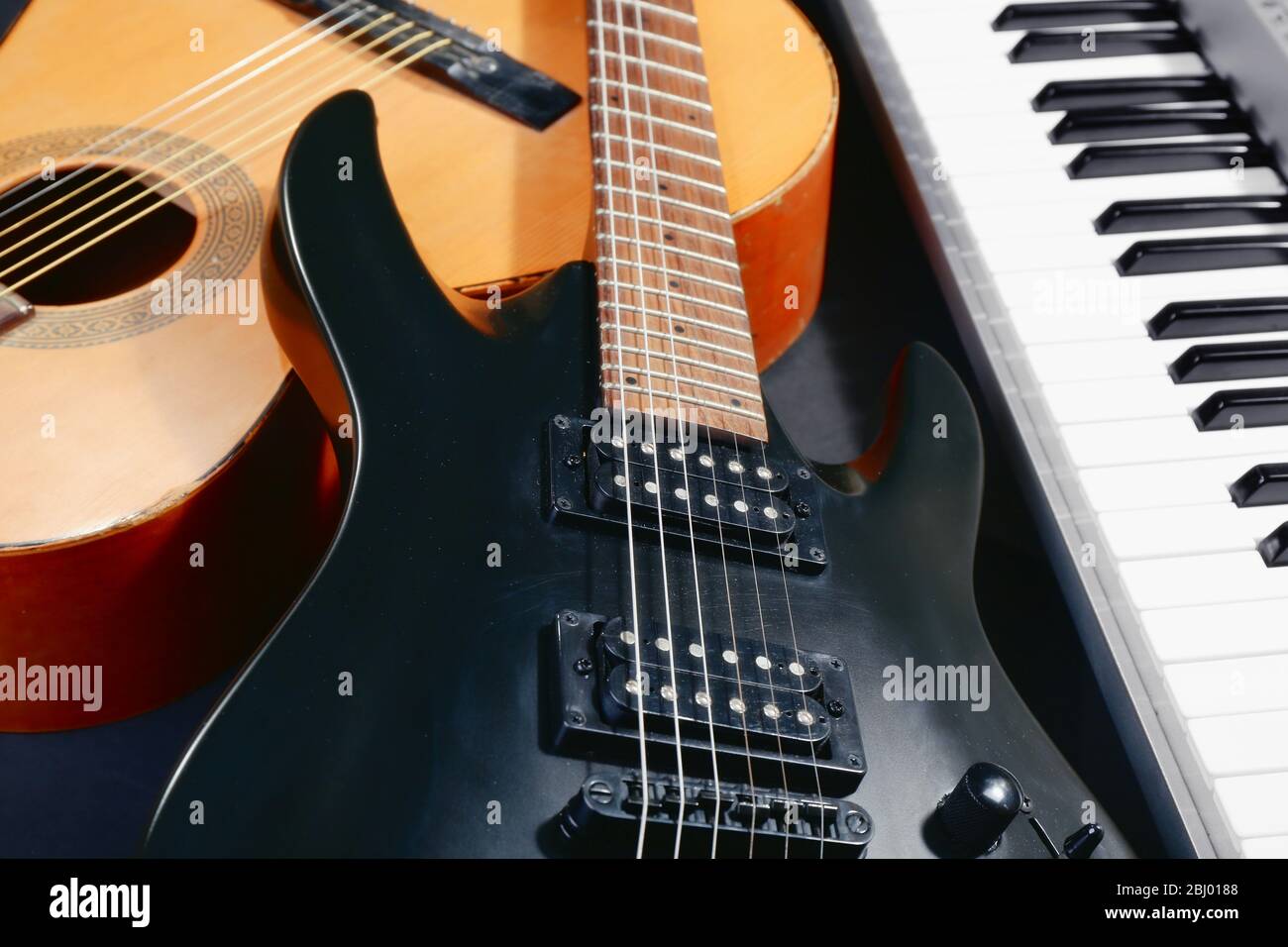 Instruments de musique, proximité Banque D'Images