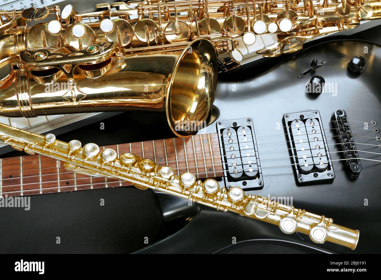 Instruments de musique, proximité Banque D'Images