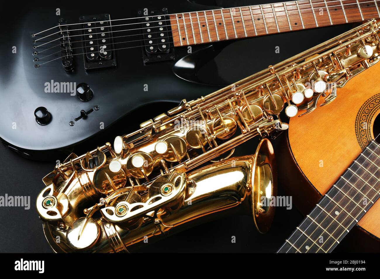 Instruments de musique, proximité Banque D'Images