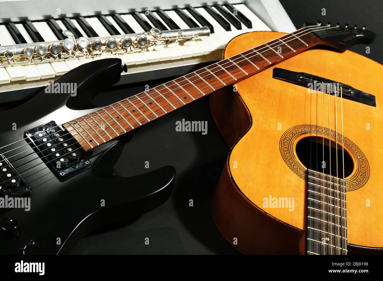 Instruments de musique, proximité Banque D'Images