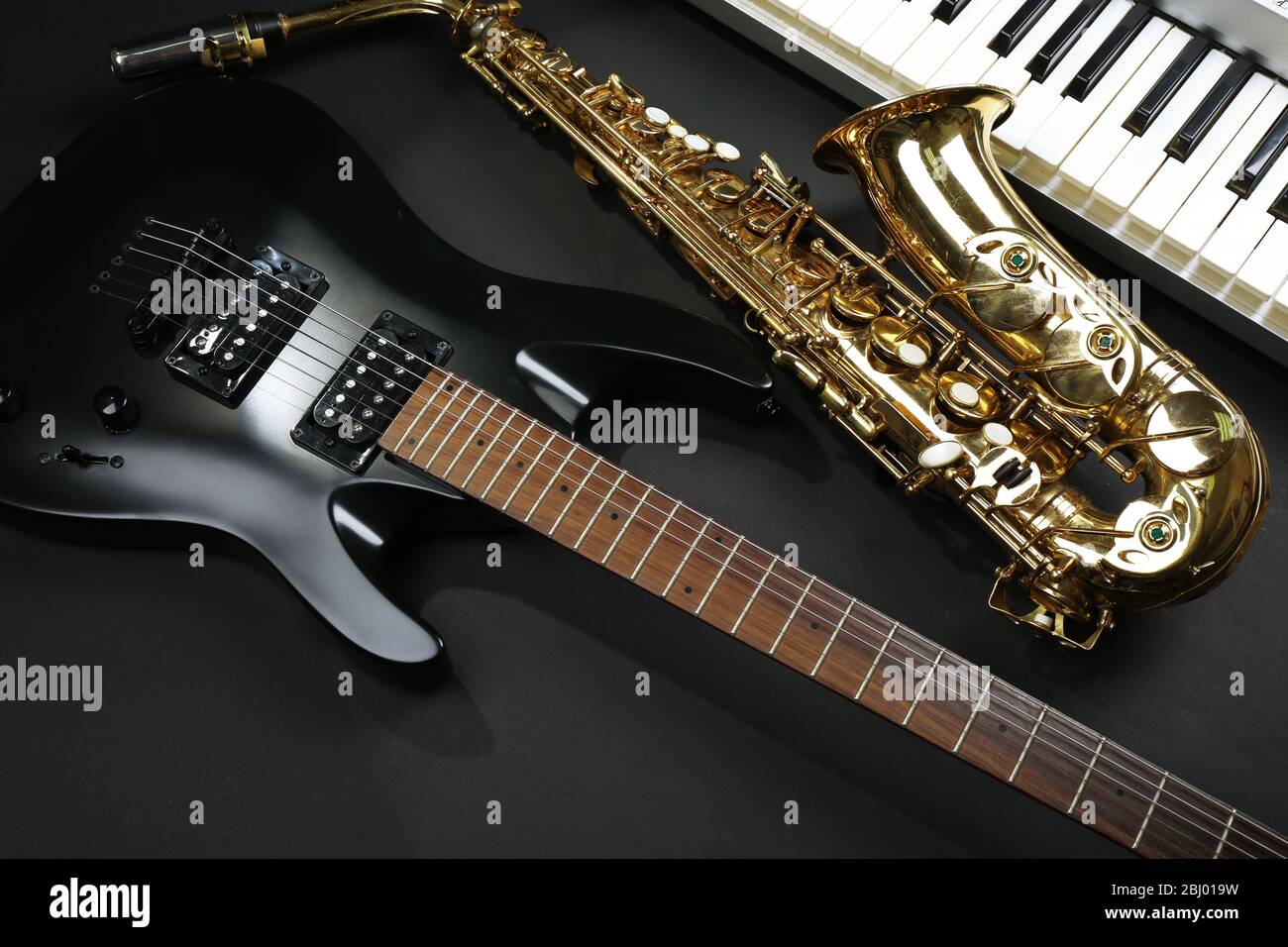 Instruments de musique, proximité Banque D'Images