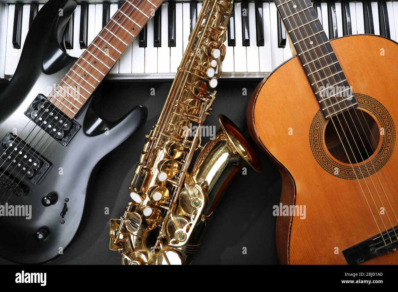 Instruments de musique, proximité Banque D'Images