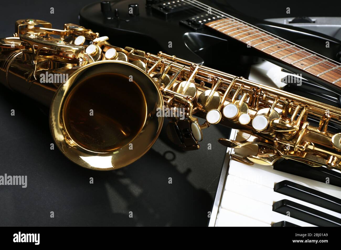 Instruments de musique, proximité Banque D'Images