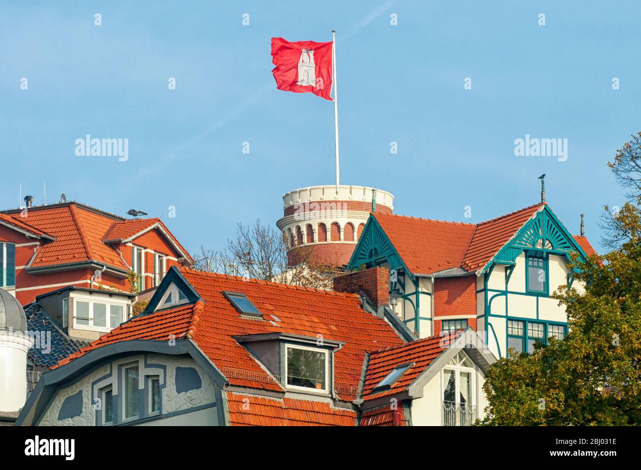 Le Süllberg à Hambourg Blankenese Banque D'Images