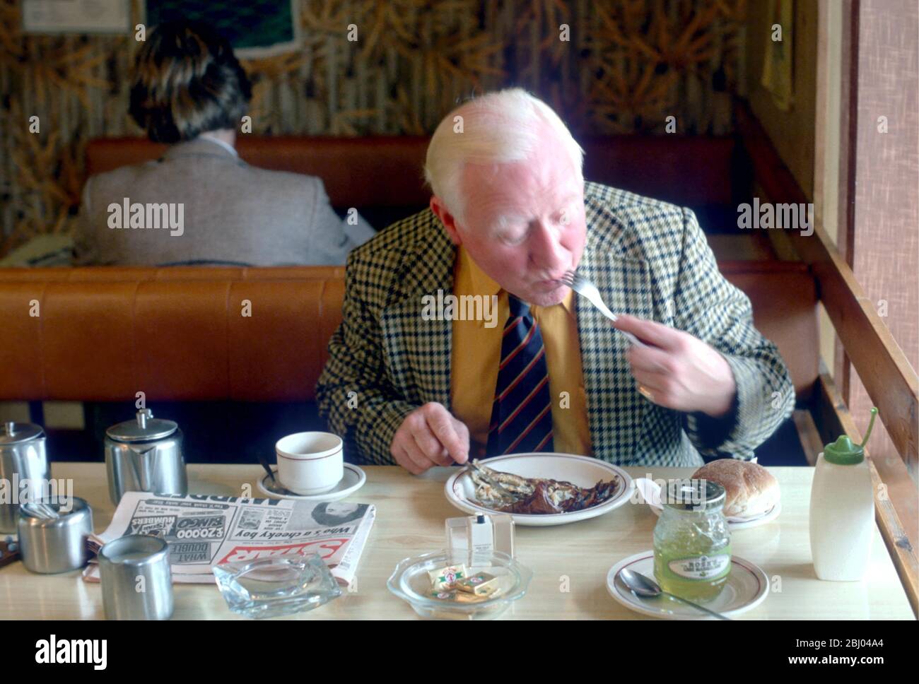 Petit-déjeuner écossais d'Arbroath smokies - Banque D'Images