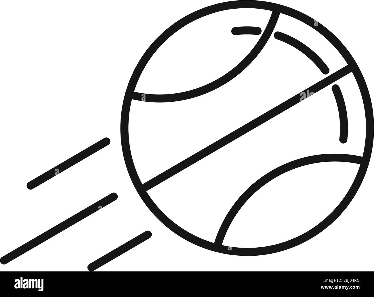 Ballon de basket-ball. Basket Ball icône Contour vectoriel pour le web design isolé sur fond blanc Illustration de Vecteur