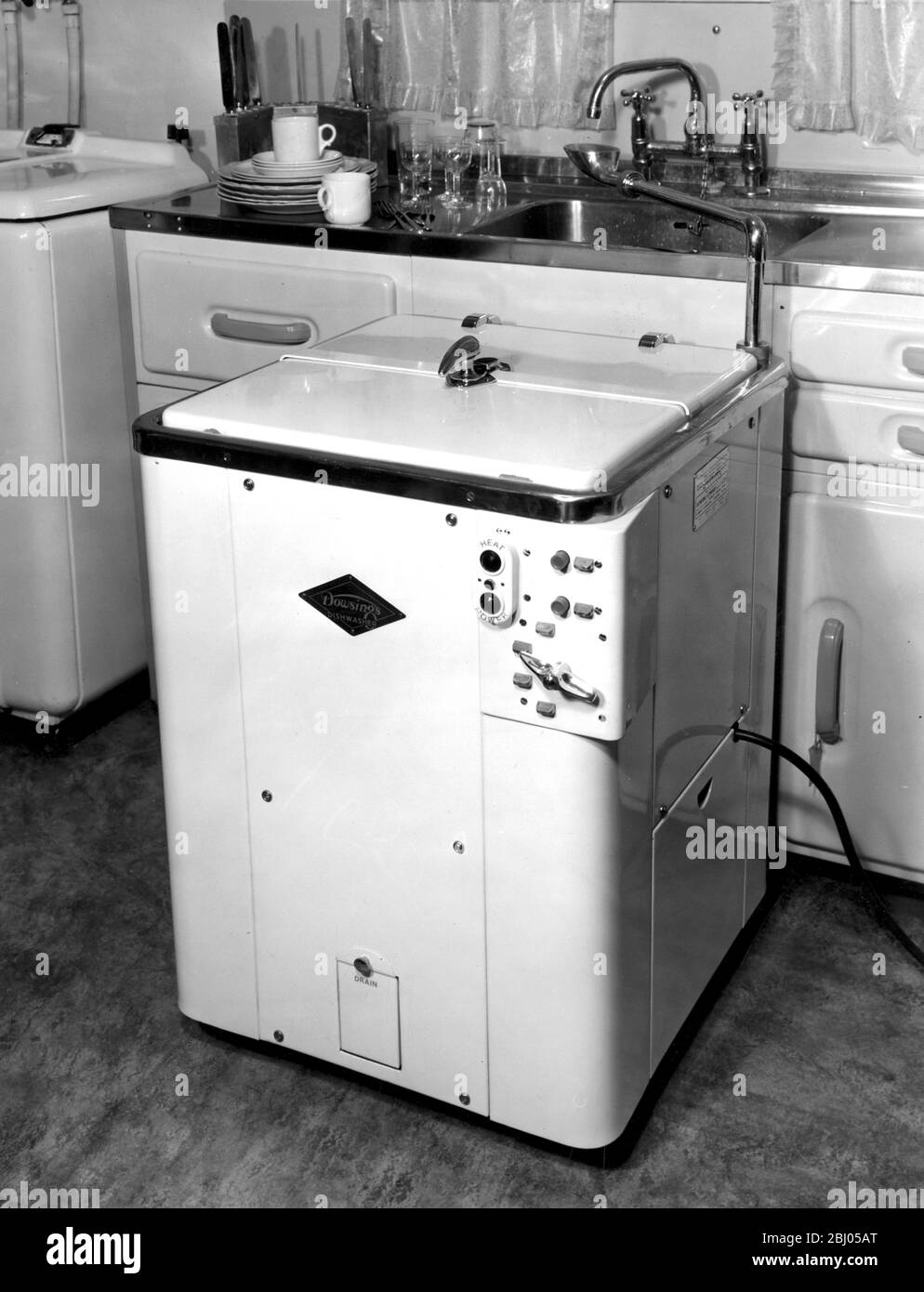 Dowchante laver la machine à Harrods. - 20 mars 1950 Banque D'Images