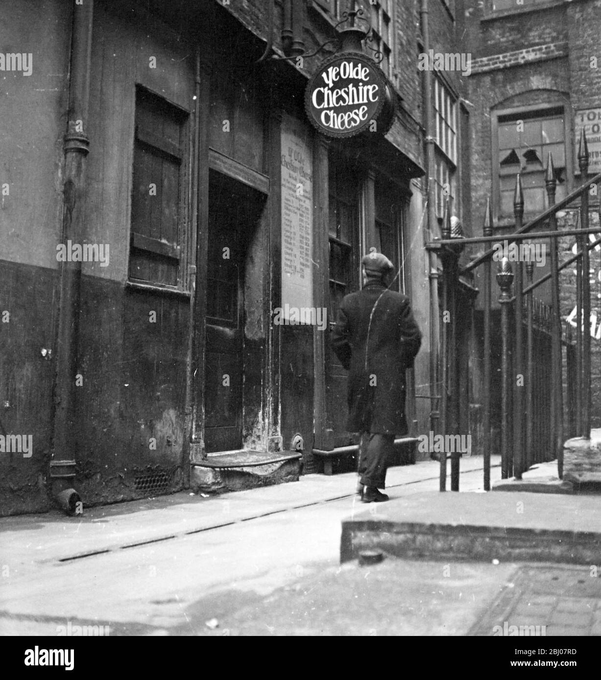 [Aucune légende, date ou lieu] - Ye Olde Cheshire Cheese, 145 Fleet Street, Londres. Banque D'Images