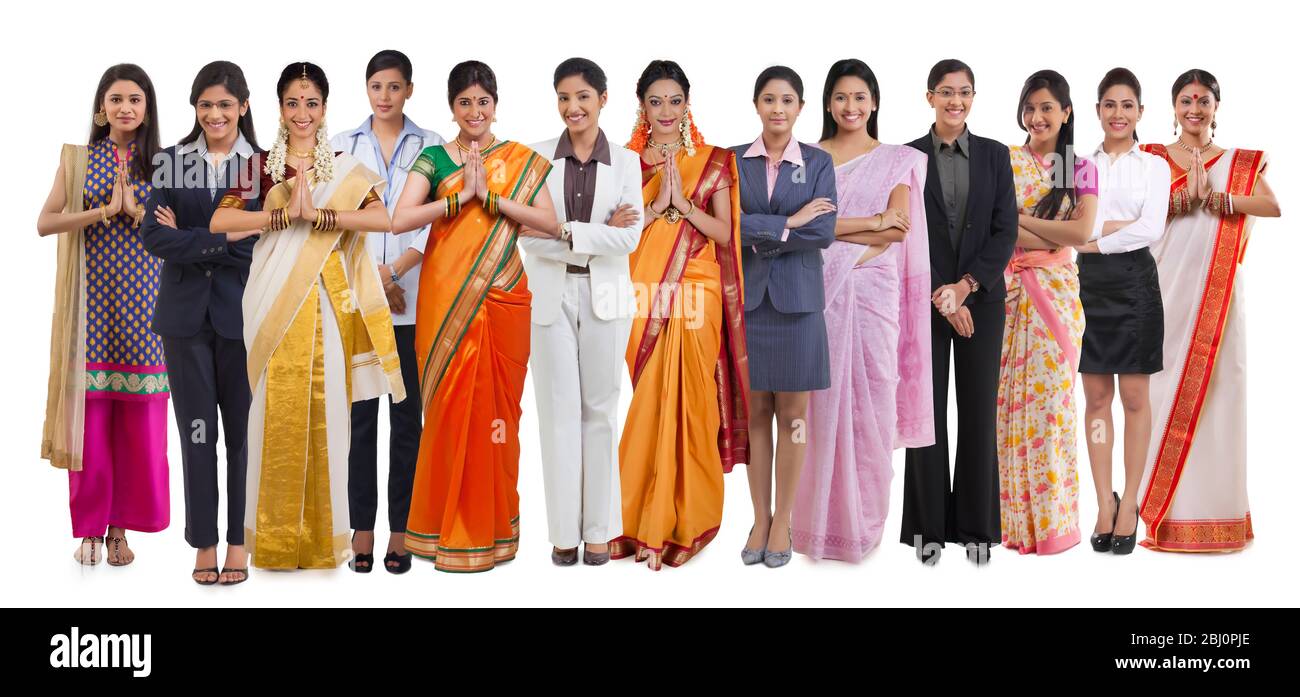 Les femmes de l'Inde Banque D'Images
