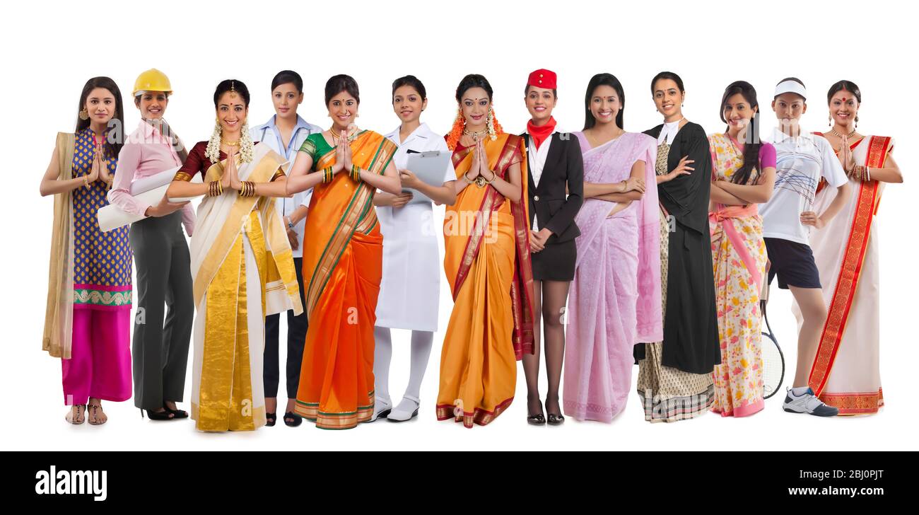 Les femmes de l'Inde Banque D'Images
